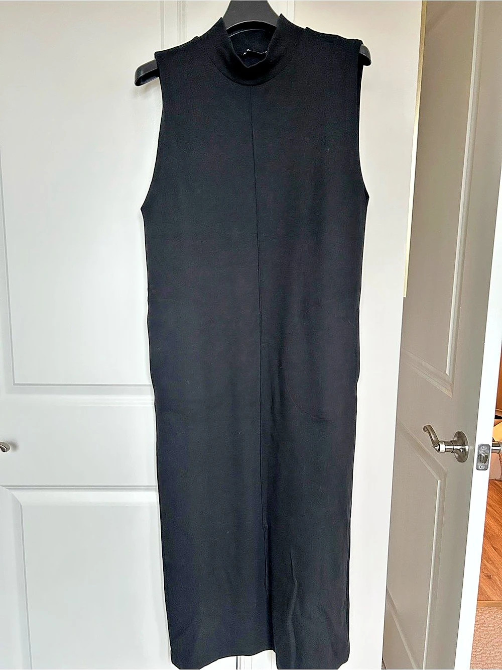 ZARA Black Maxi Sleeveless Dress Size Medium